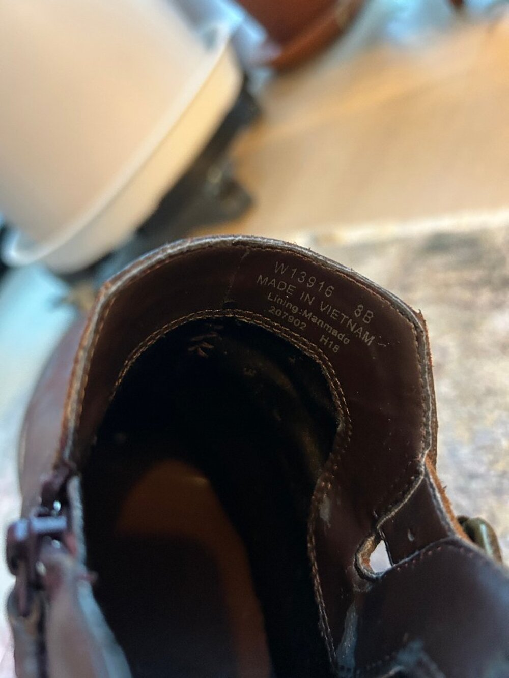 Cole Haan Leather Heeled Ankle Boots, Size 8 - Picture 9 of 16